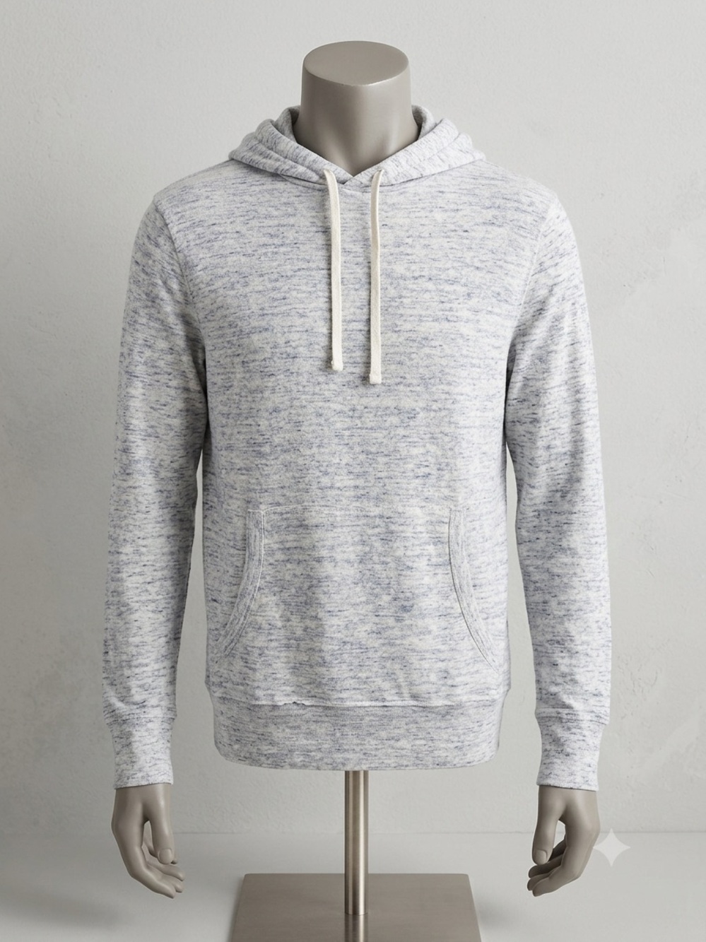 J.Crew Men’s Heather Gray Hooded Sweater M
